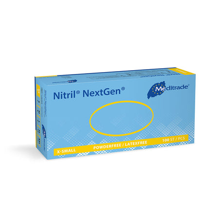 Meditrade Nitril NextGen Untersuchungshandschuhe | puderfrei - blau