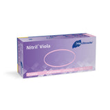 Meditrade Nitril Viola Untersuchungshandschuhe | puderfrei - blau