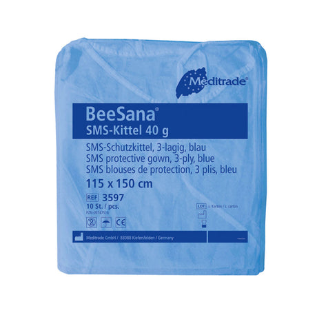 Meditrade BeeSana® Schutzkittel | SMS - blau