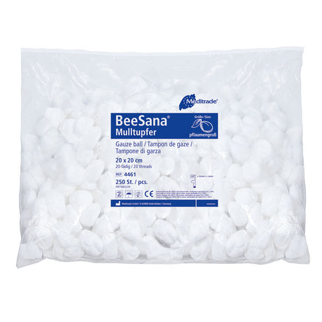Meditrade BeeSana® Mulltupfer, unsteril - weiß
