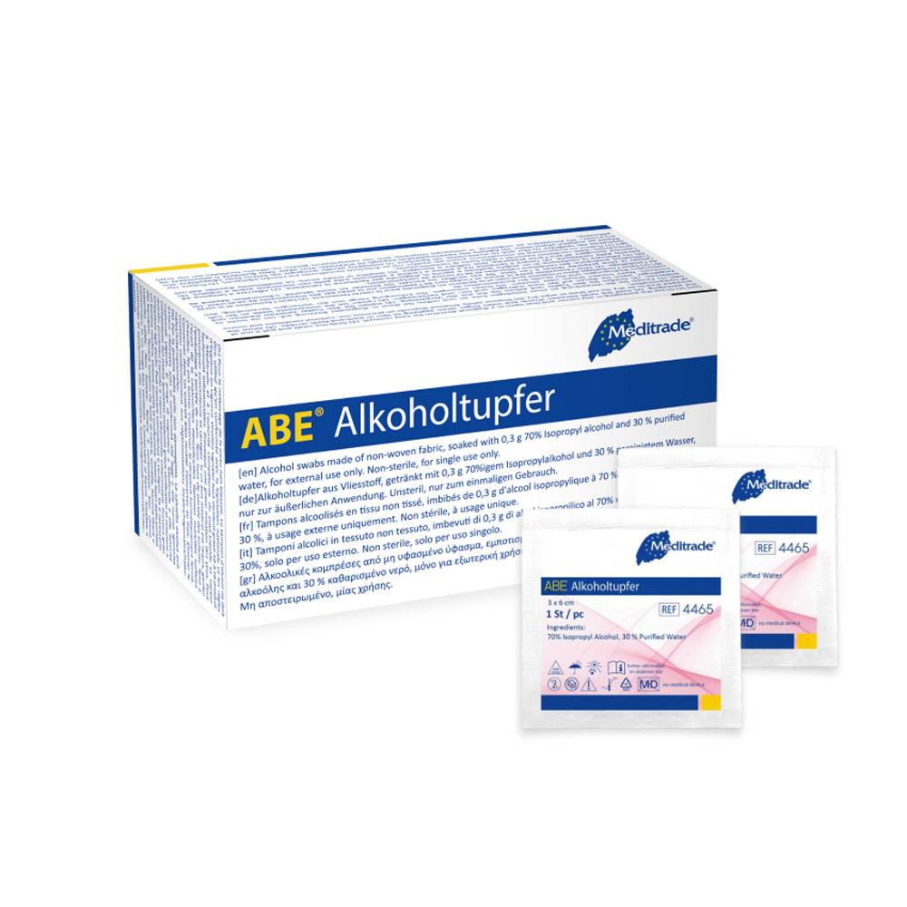 Meditrade Alkoholtupfer - weiß