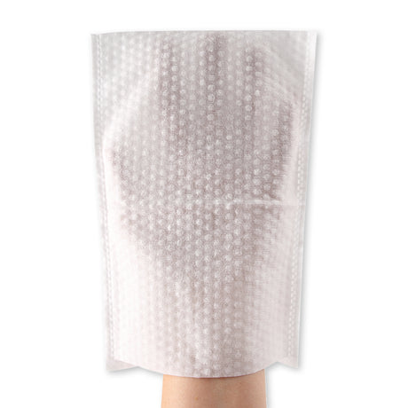 Meditrade BeeSana® Feuchte Waschhandschuhe, Flowpack - weiß