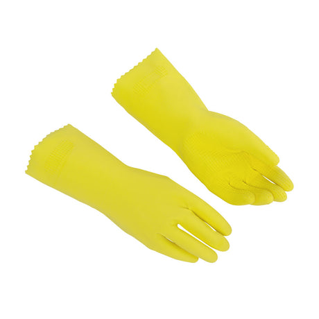 Vileda Professional Handschuh Safegrip - Der Griffige, Latexhandschuh - gelb