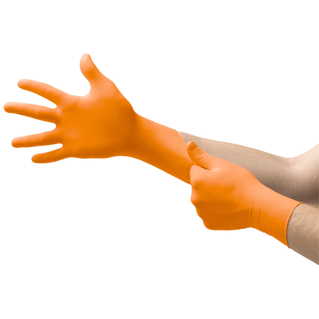 Ansell Microflex® 93-856, Nitrilhandschuhe - orange